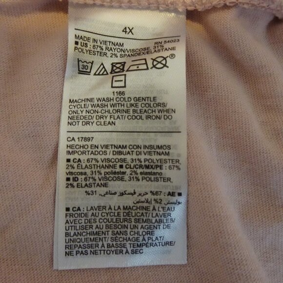 Old Navy Fleece Sweatpants Women's Size 4X Pink Elastic Waist Pull On NEW - Picture 7 of 7